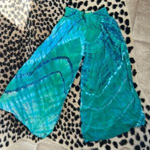Tie Dye Wide Leg Pants